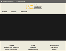 Tablet Screenshot of bpa-regensburg.de